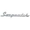1pc Classic Sasquatch Script Nameplate Letter Emblem 3D Badge Logo