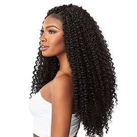 Sensationnel Lulutress Crochet Braiding hair - DIY hair style crochet braids hair extensions All Kanekalon flame retardant synthetic Fiber Premade precurled Locs and Twists color braids - bohemian 18 (T1B/30)