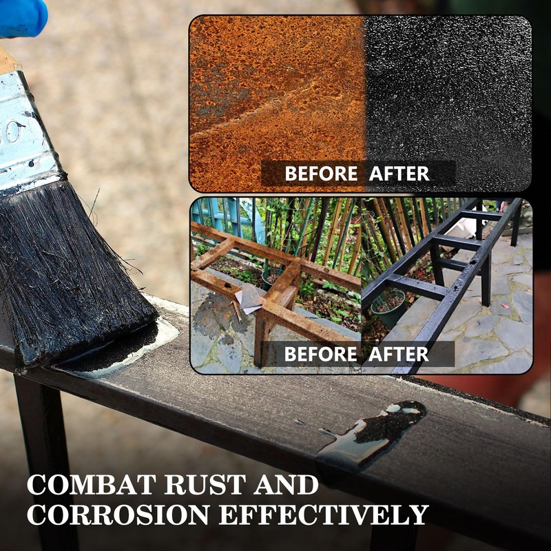 Rust Converter for Metal - Black Metal Primer and Rust
