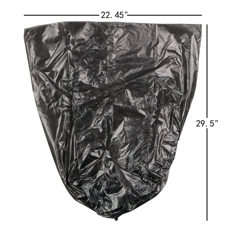 Yesdate 8 Gallon Black Trash Bags, Waste Bin Liners for