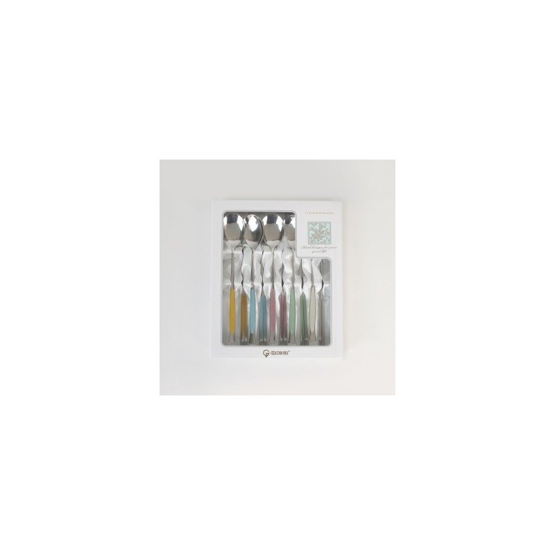 Golden Bell Gloria five-color ceramic cutlery set for 5 people