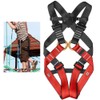 Black Red Polyester Children Full Body Climbing Harness Outdoor Protection