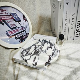 Round Natural Marble Tray, Decorative Stone Serving Platter for Jewelry, Perfume, Food Display Small Dish (Large Size)