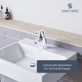 SANTRAS® Aerator M24 x 1 (Pack of 5) for Standard Tap with Strainer Insert in Chrome - Mixing Nozzle (AG 24 mm) with Filter Insert