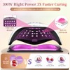 UV Lamp for Gel Nails, Professional Nail 300 W UV
