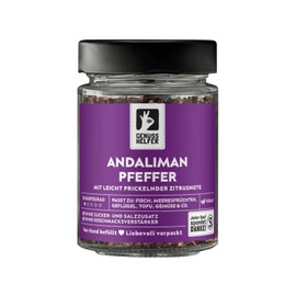 Bremer Gewürzhandel Andaliman Pepper, Whole, Fruity Pepper, Aromatic Pepper Flavour, 18 g in Glass