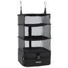 TABITORA Portable Hanging Travel Shelves Bag Packing Cube Organizer Suitcase