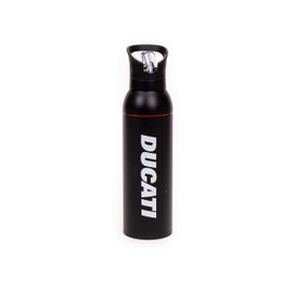 Ducati Unisex - Adult Thermos Flask, Black, One Size, Stainless Steel
