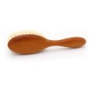 Baby Hair Brush Pear Wood Oiled 150mm Pure Soft Goat