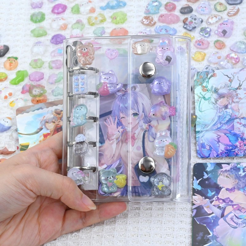 Nixret Seal Notebook, Transparent, M5 Size, 5 Holes, Removable, Seal