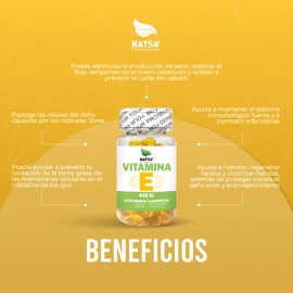 Vitamina E 400 Iu, 100 Cápsulas, Calidad Premium
