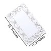 Rectangle Paper Doilies - 12 inch x 16 inch White