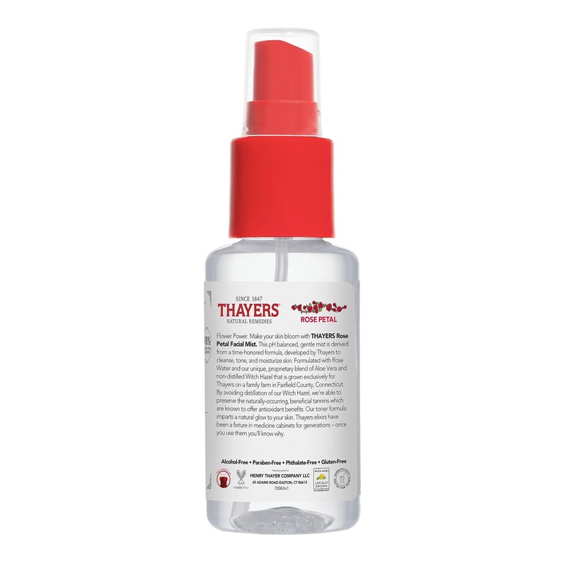 Thayers Alcohol-Free Witch Hazel Facial Mist Toner with Aloe Vera,