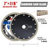 JINSINA 7" Diamond Saw Blades for Angle Grinder, X-Turbo Tile