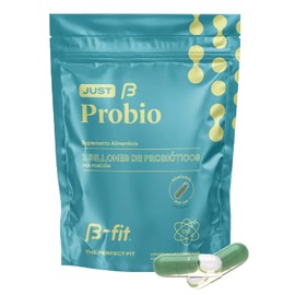 B-FIT B Just Probio - 2 Billones de Probióticos por Cápsula - 60 Cápsulas - Tecnología DuoCap - Producto Natural y Seguro