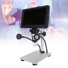 DM9 Digital Microscope 7‑Inch Screen 8 LED Lights Adjustable Brightness