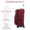 SwissGear Sion Softside Expandable Luggage, Burgundy, Carry-On 21-Inch