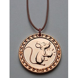 Tooth Fairy Coin "Mouse", Gold Plated, Zahnfee.me #23