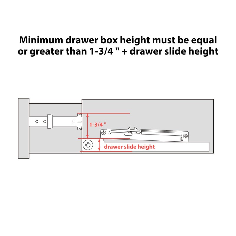 homdiy 1 Pair (2 Pack) Soft Close Adapter for Drawers,