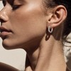Senteria Silver Hoops Earrings for Women Hypoallergenic 925 Sterling Silver