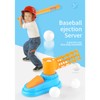 Kids Baseball Pitching Toy 3 Balls Baseball Bat Sports Leisure
