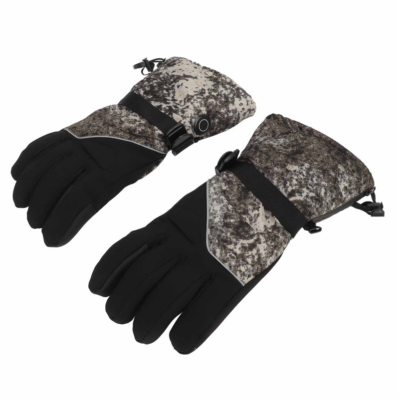 Electric Thermal Gloves Polyester Adjustable Temperature Anti Slip Touch Screen