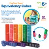 Learning Resources Fraction Tower Equivalency Cubes - 51 Pieces, Ages