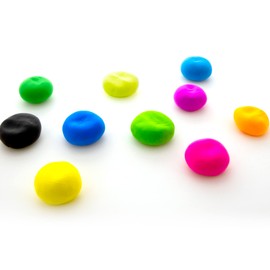 BAZIC Air Dry Clay 6 Neon Color 3 oz, Light Modeling Dough Art Craft Slime, Non Toxic Gift for Artist Kids Toddler Boys Girls, 1-Pack