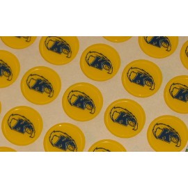 KENT STATE GOLDEN FLASHES Football Helmet Award Decals 3/4" FULL Sz Qty (15)