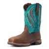 ARIAT Womens Anthem VentTEK Composite Toe Work Boot Chocolate Chip/Turquoise