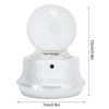 Crystal Ball Musical Box with Light Rotating Holiday Birthday Present