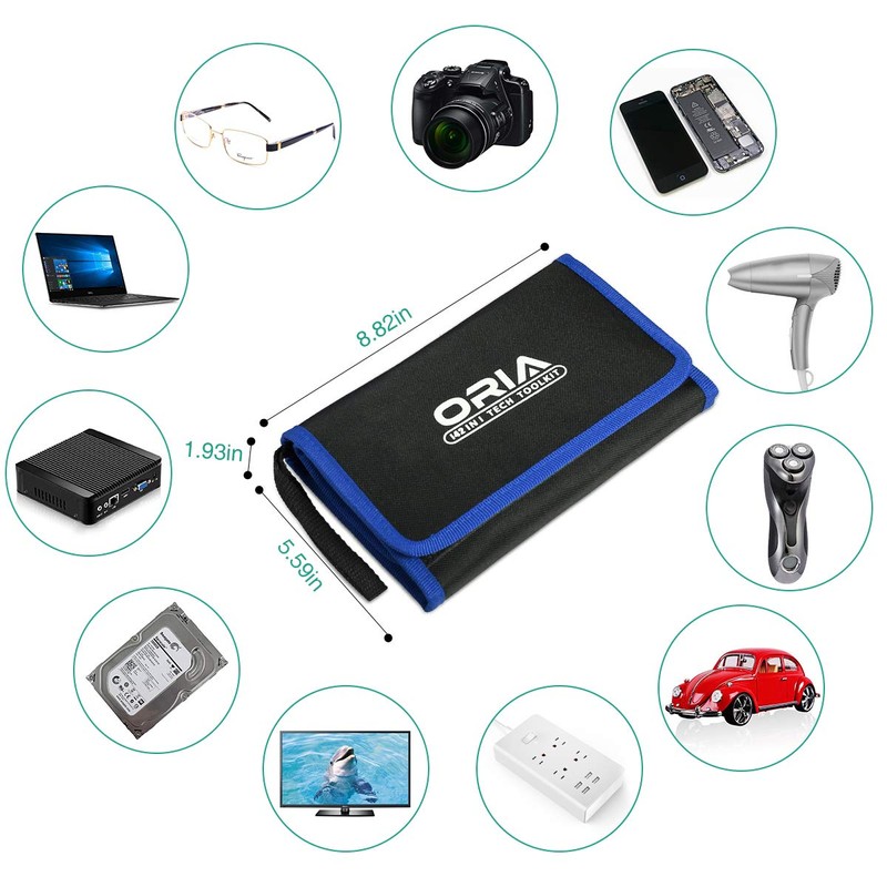 ORIA Screwdriver Set, (Upgraded Version) 142 in 1 Precision Screwdriver