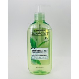 Garnier SkinActive Deep Pore Facial Cleanser With Green Tea, 6.7 fl. oz.