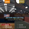 Lightdot 4FT LED High Bay Shop Lights, 100-277V 【Driver Equipped】