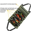 CACUINA Heavy Duty Roll Up Tool Bag - 5-Pocket Handtools