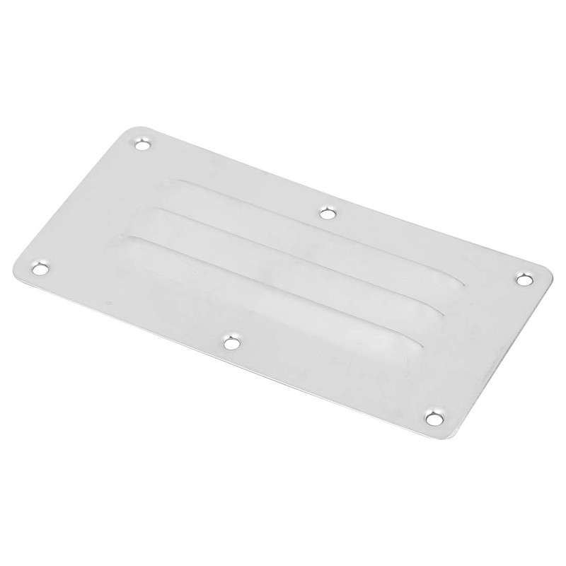 X AUTOHAUX 2pcs Boat 304 Stainless Steel Stamped Louvered Ventilation