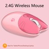 Wireless Mouse BT5.1 Or 2.4GHz Silent Click Adjustable DPI Auto