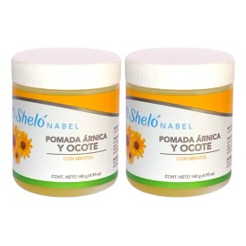 Pomada Arnica Y Ocote Shelo Nabel® 140grs. 2 Piezas