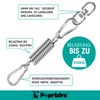 Poprkdre Swing Spring Steel Spring, Hanging Chair with 2 Carabiner