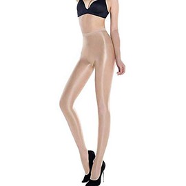 Women's Shiny Oil Pantyhose Stockings Tights Socks Ultra Shimmery Shaping Dance Plus Size Footed 70D 60D 100D