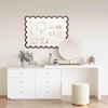 Aitakatta Scalloped Felt Bulletin Board, Self-Adhesive Cork Board Alternative, 31x24