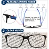 JJWELL 3 Pack Reading Glasses for Men Blue Light Blocking