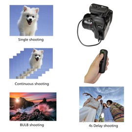 Pixel RW S1 Wireless Remote Shutter Release Compatible with Sony RM-L1AM a100 a200 a300 a350 a400 a450 a500 a550 a550 a560 a580 a700 a850 a900 a300 a300 a900 a33 7 a5577A57 A65 A67 A77 A99 A77II A99II