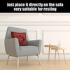 USHXVG 4 Pieces of Retro Pattern Pillow Covers, Linen Cushion