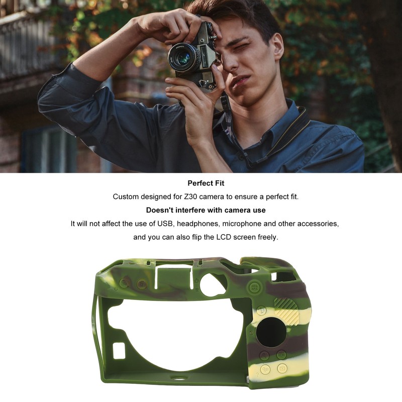 Camera Case Drop Proof Anti Scratch Soft Silicone Camera Protective