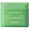 Mediheal Tea Tree Trouble Soothing Pad, 100 sheets, 1 piece / 메디힐 티트리 트러블 진정 패드, 100매입, 1개