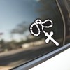 Rosary Catholic Vinyl Decal Sticker | Cars Trucks Vans Walls