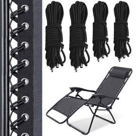 Xrten 4PCS Gravity Chair Replacement Cords for Zero Gravity Chair, Recliner, Lounge Chair, Outdoor Recliners, Elastic Rope Gravity Chair Repair Stretch Cords