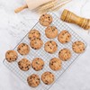 E-far Stainless Steel Baking Sheet with Wire Rack Set, 16”