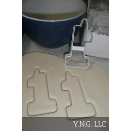 NUMBER ONE 1 WITH UNICORN HORN OUTLINE FIRST 1ST BIRTHDAY PARTY SPECIAL OCCASION COOKIE CUTTER BAKING TOOL 3D PRINTED MADE IN USA PR3245